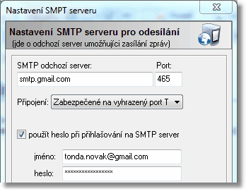 smtp gmail